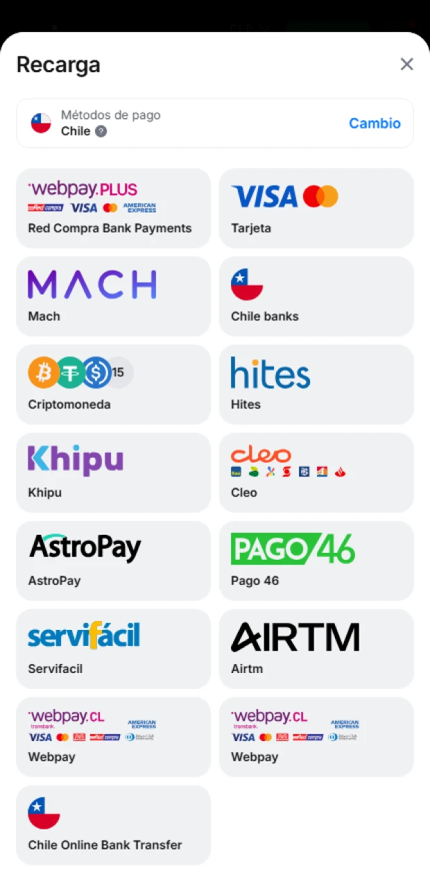 Deposite fondos para ganar en Aviator aún más con 1Win.