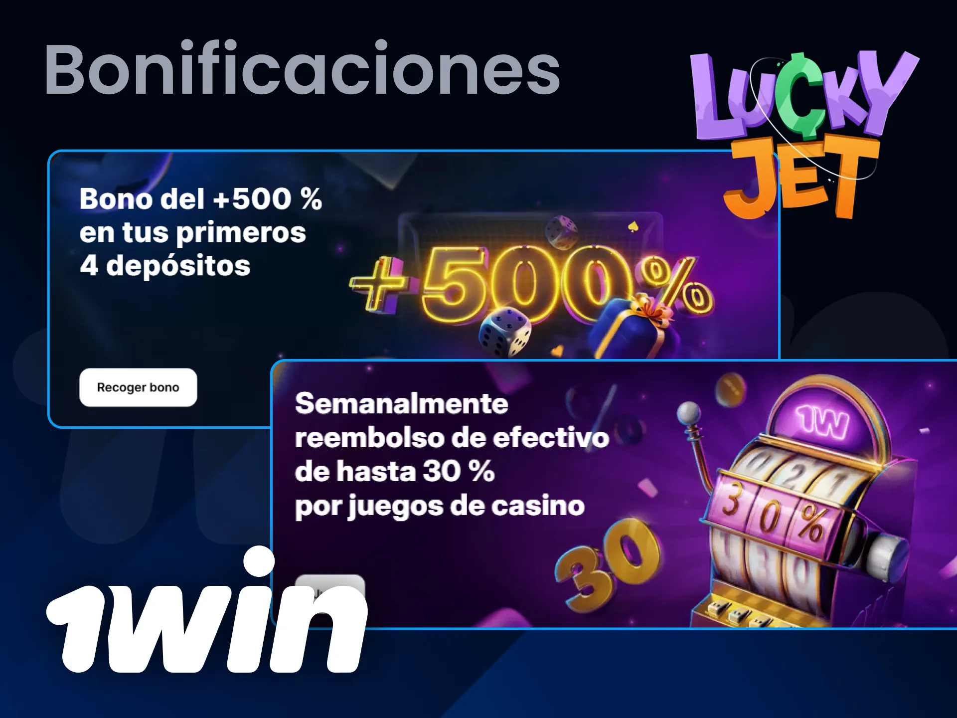Obtén bonificaciones especiales para Lucky Jet en 1win Chile.